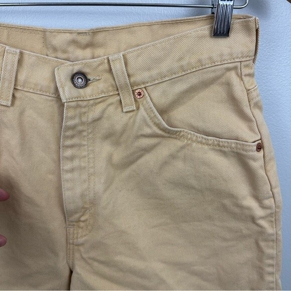 Levi’s Vintage Orange Tab 950 Relaxed Fit Bermuda Jean Shorts Size 9 - Picture 3 of 16